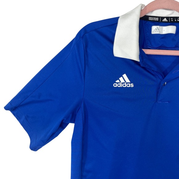 Adidas EIU Eastern Illinois Panthers Polo Shirt Mens Small Blue Climalite S - Picture 2 of 11